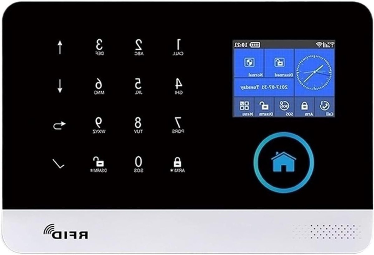 Alarmsysteem - Beveiligingssysteem Home - Huis Beveiligen - APP Controle - 185x125x14.7MM - Single