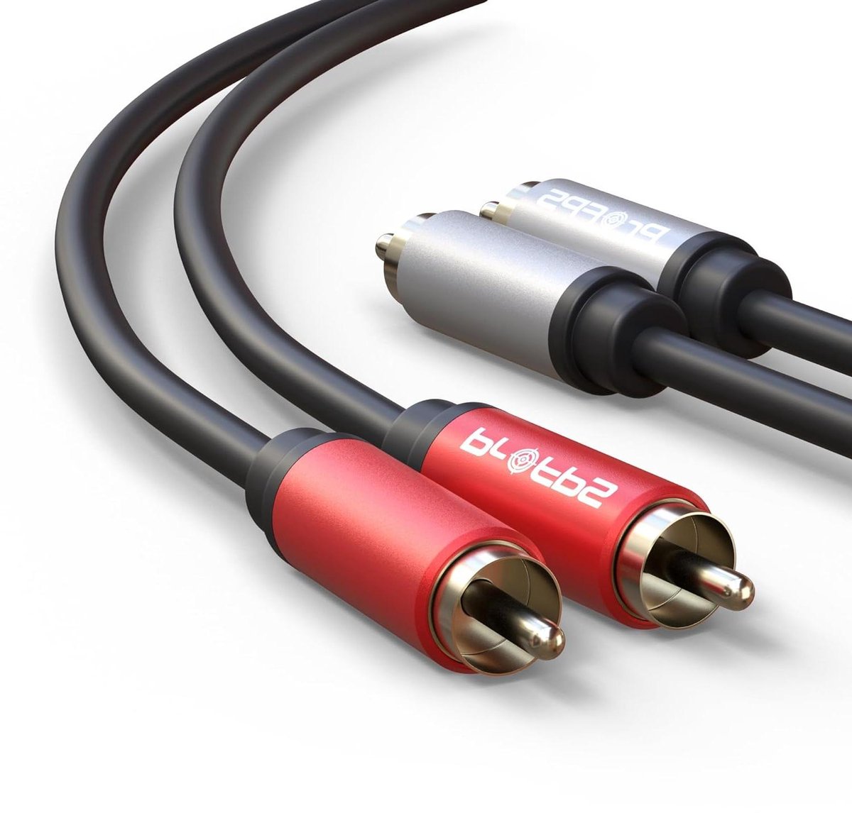 RCA Kabel - Tulp Kabel Stereo - Audio Verbinding - Vergulde Connectoren - 300 Centimeter - Zwart