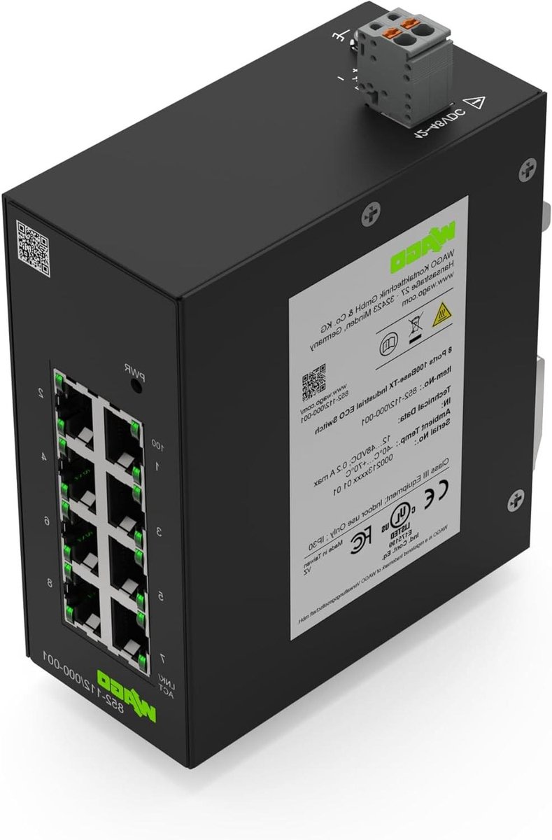 Netwerk Switch - Ethernet Hub - Netwerk Verbindingen - 8 Poorten - 415 Grams - Niet gespecificeerd