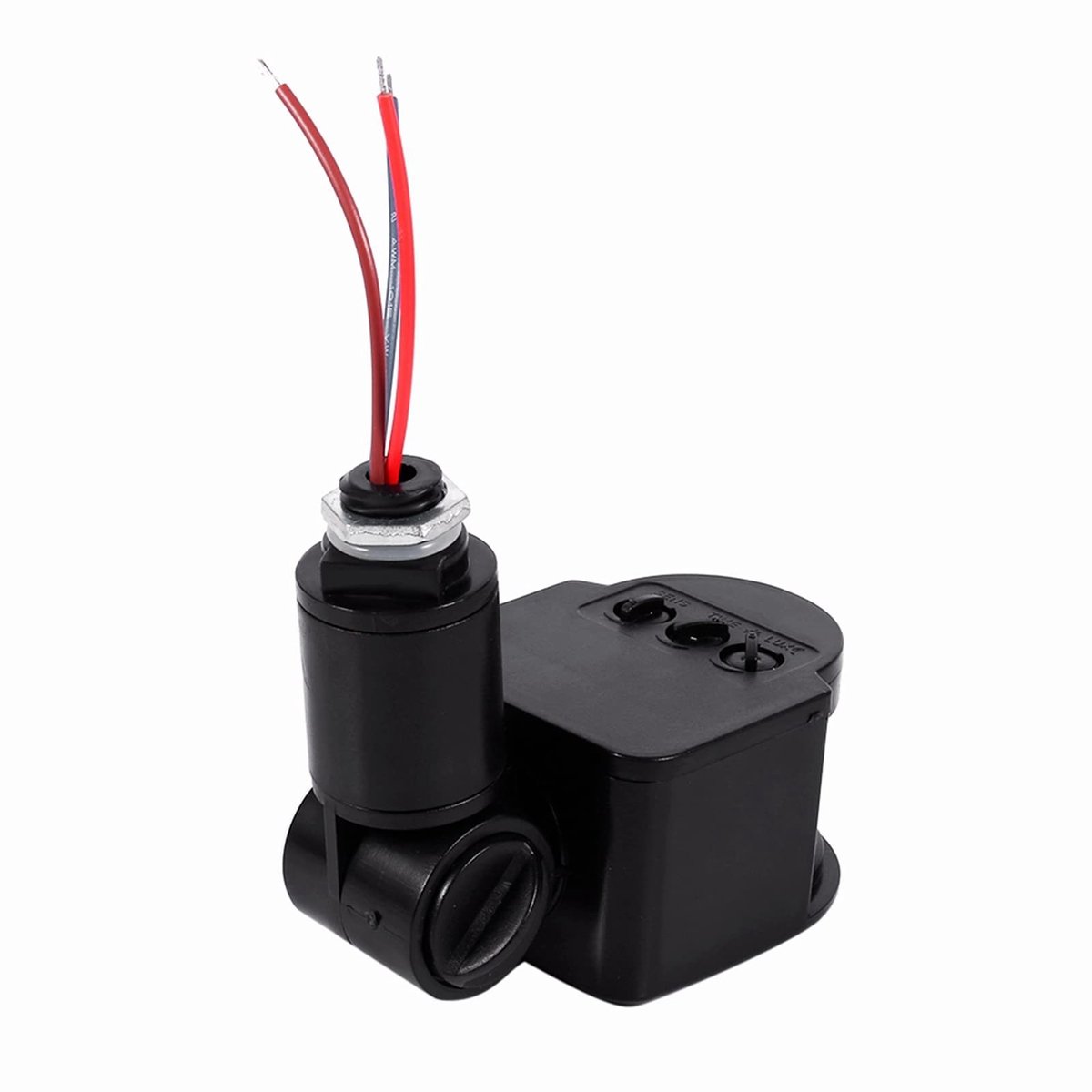 Dailygoody - LED Outdoor Bewegingssensor - Veiligheid - Zwart - Infrarood Detector - Ideaal voor Buiten - 180 Graden Bereik