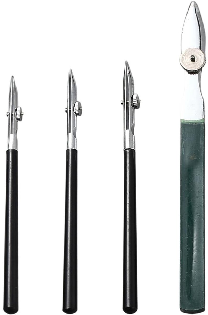 Dailygoody - Marker voor Vloeibare Lijnen - Maskeren - 4 Maten - Geschikt voor Kunstenaars - Perfect voor Gedetailleerd Werk