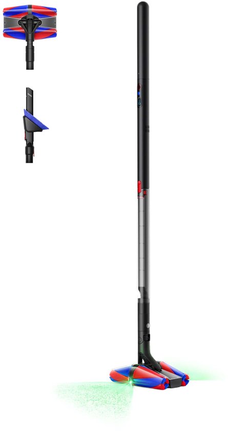 Dyson PencilVac Fluffycones – Steelstofzuiger – Zwart – 50 Air Watts – Ultraslank en licht ontwerp