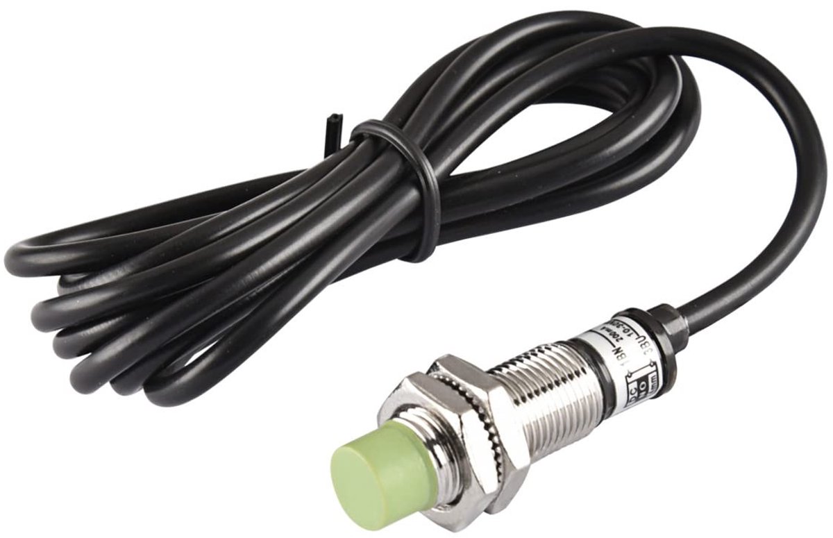 Dailygoody - Inductieve nabijheidssensor - 4mm bereik - Betrouwbare detectie - Groen - 12-24V DC - Ideaal voor smart home systemen - M12 rond