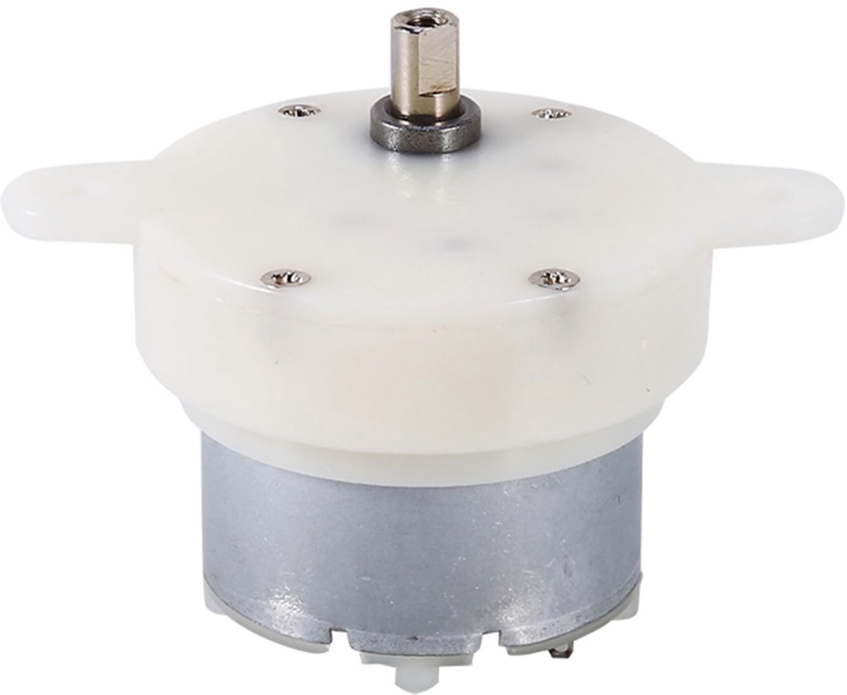 Dailygoody DC12V High Torque Motor - Langzame elektrische motor - Compact en stil - 3 RPM - Geschikt voor displays - 4mm asdiameter