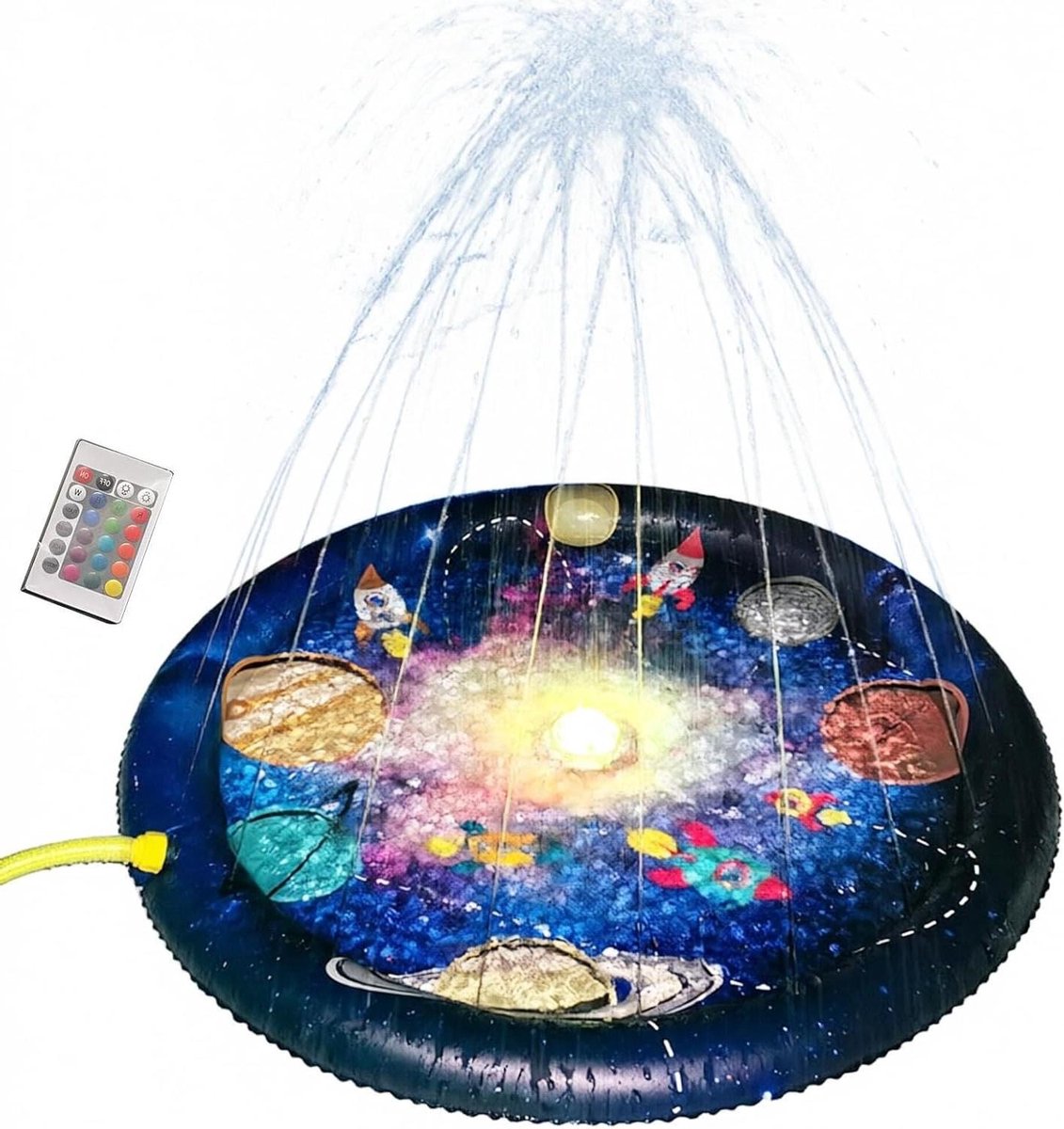 Led Sproeimat - Waterspeelgoed Gazon - Zomerse Waterpret - Met LED Verlichting - 150 cm - Meerkleurig