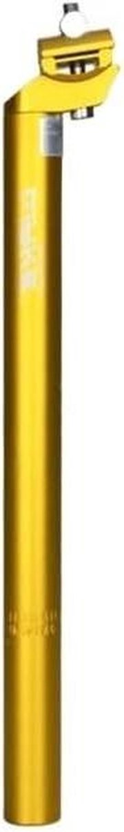 Fietszadelpen - Zadelbuis - Comfortabel Fietsen - Verstelbare Hoek - 350mm Lengte - Goud