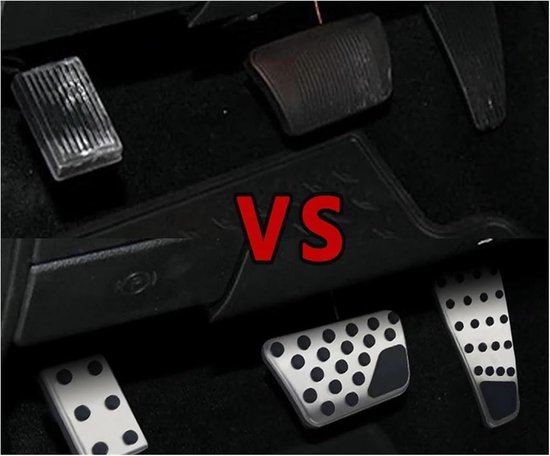 Pedaalhoezen Auto - Voetsteun Covers - Verbeter Rijervaring - Roestvrij Staal - One Size - Zilver — afbeelding 3
