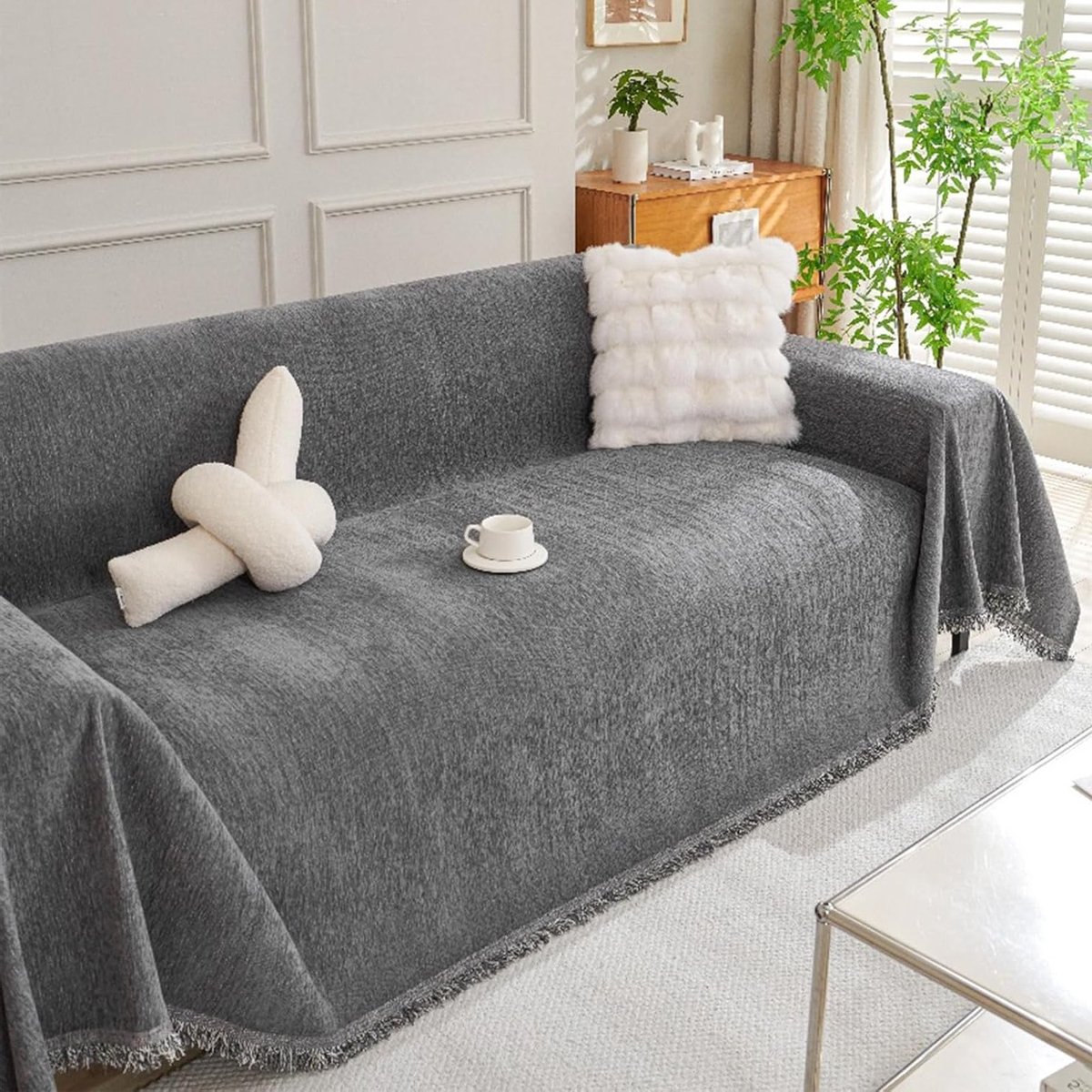 Beschermende Sofa Cover voor 1/2/3 Zits, Waterdicht en Antislip, Ideaal voor Huisdieren en Kinderen, 180 x 300 cm, Bescherming tegen Krassen en Vuiltjes