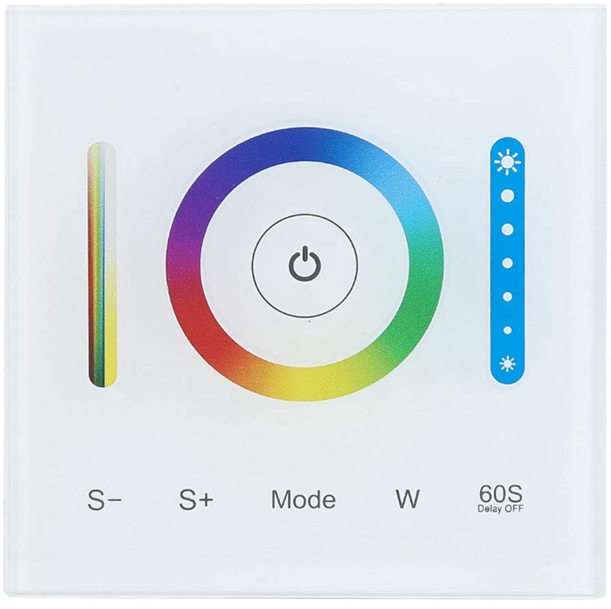 Dailygoody - OmGoods - Dailygoody - LED-controller - Aanraakpaneel - Dimfunctie - RGB/RGBw - Kleurveranderende Stripverlichting - Ideaal voor sfeerverlichting - Geschikt voo