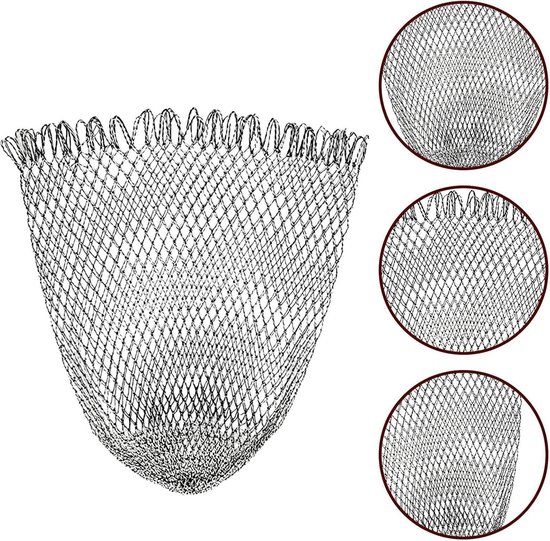 Vis Schepnet - Visnet Hengelsport - Vissen Vangen - Stress-tolerante Constructie - 2499 x 2301 x 3 cm - Niet gespecificeerd — afbeelding 4