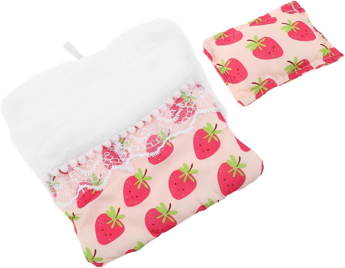 Poppen Slaapzak Set - Poppenhuis Accessoires - Kinderspel - Flexibele Pasvorm - 14.5 x 14.5 cm - Multicolour