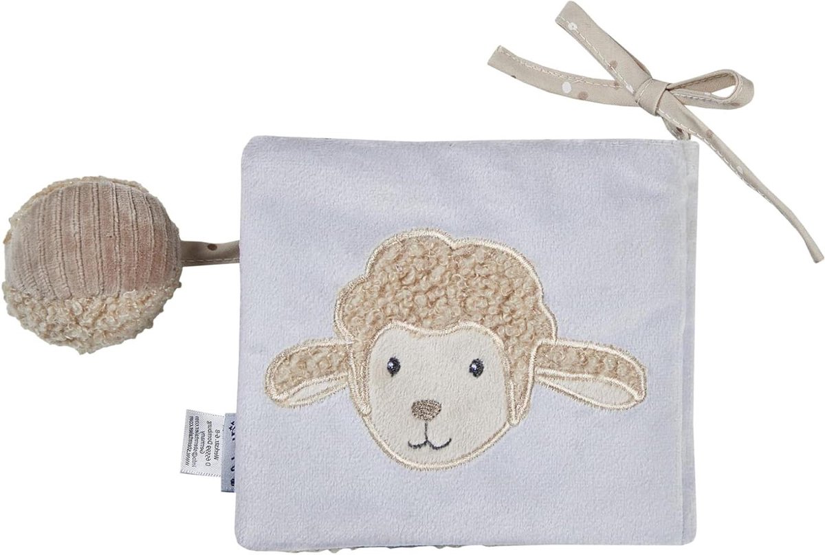 Speelboek Boerderij - Zacht Boekje - Baby Entertainment - Met Rammelaar - 13 x 24 cm - Multicolor