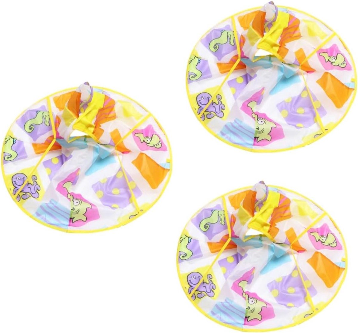 Kappersmantel Set - Haar Knippen - Kinderen Stylen - Waterdicht Materiaal - 3 Stuks - Afgebeeld
