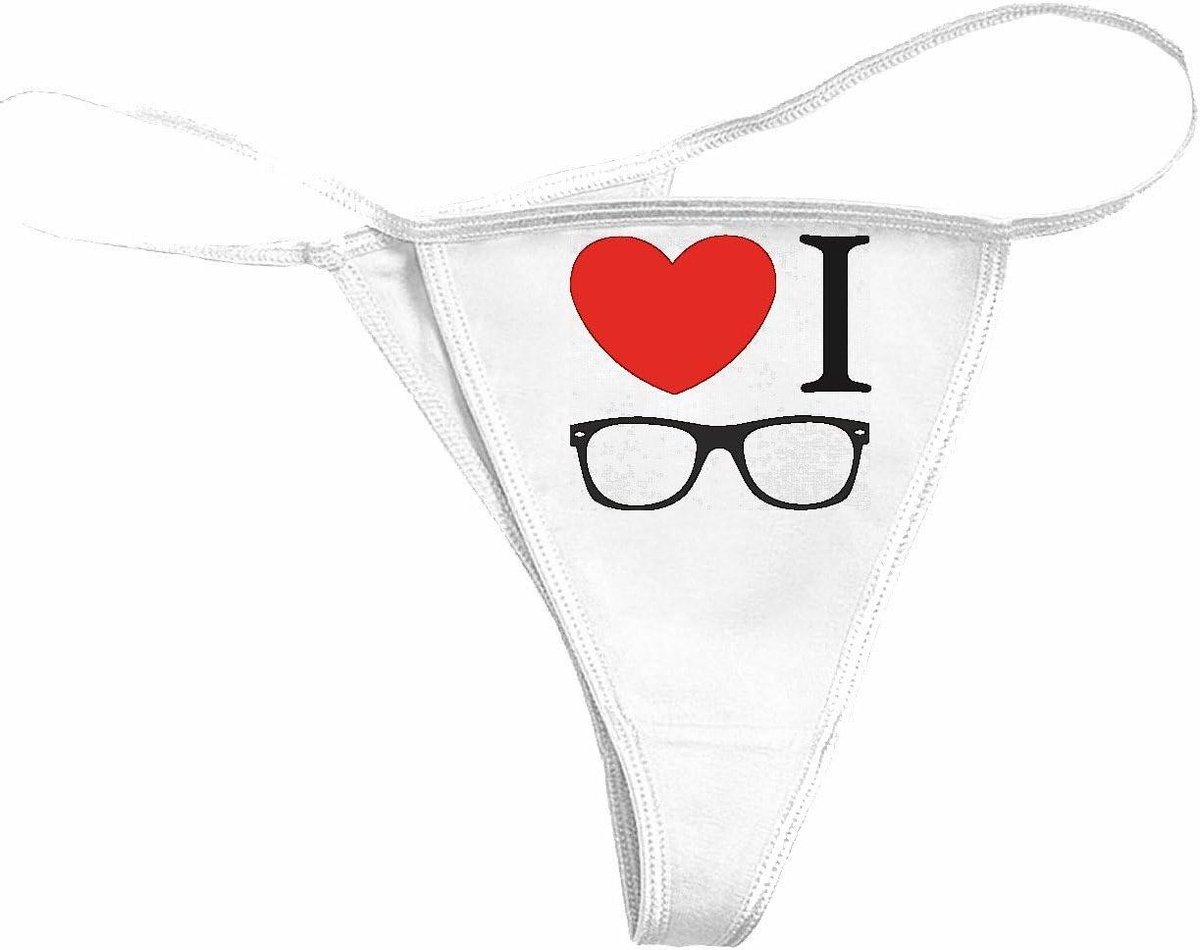 Dames Brilmontuur - Nerd Bril - Mode Accessoire - Creatief Design - 25x25x10 cm - Wit