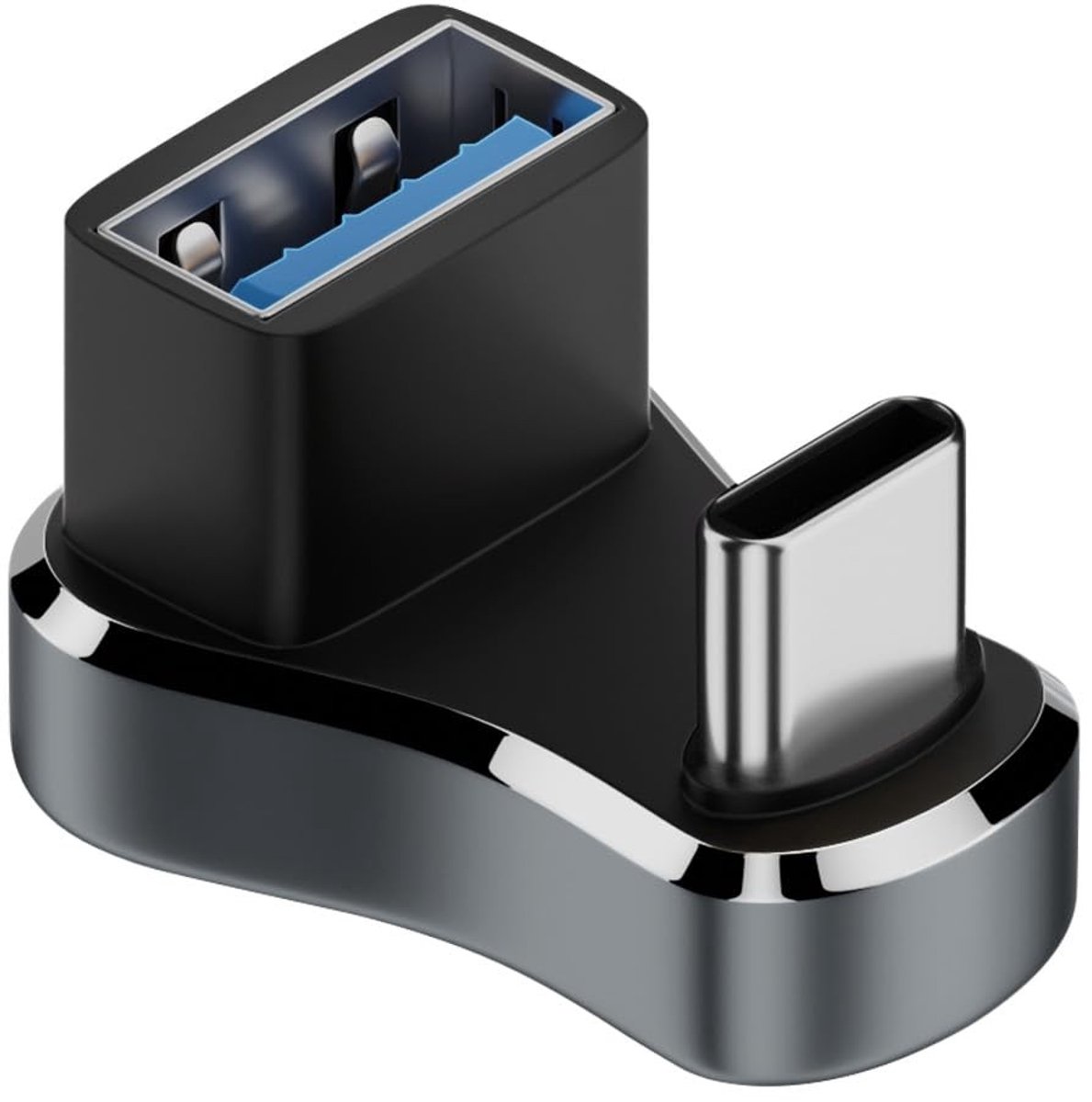 QIANRENON USB C naar USB 3.1 U-vormige Adapter 10Gbps voor Steam Deck en Tablets