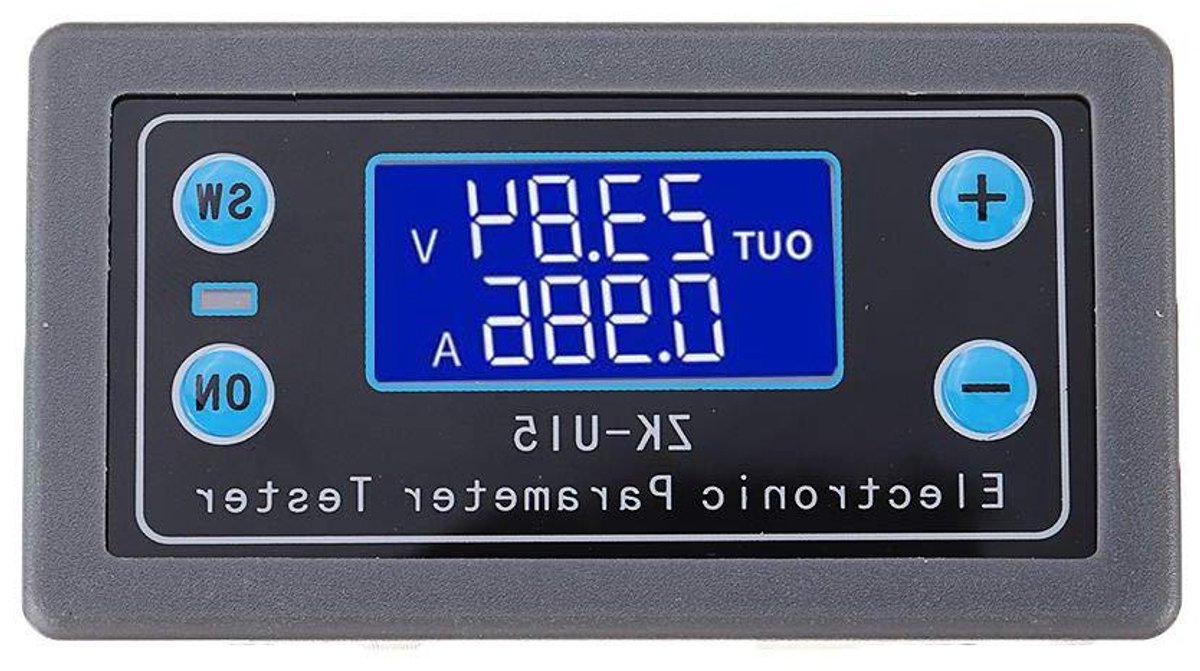 Spanning en Stroom Meter - Batterij Controle Module - Batterij Beheer - LCD Display