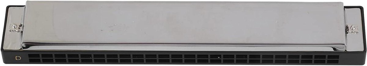 Mondharmonica - Diatonische mondharmonica - Muziek Maken - Koperen zitting - 24 Gaten - Zilver