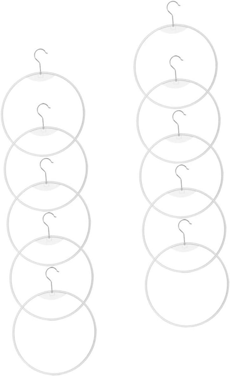 Hanger Set - Organizer Hangers - Kleding Opbergen - Multifunctioneel Ontwerp - 10 Stuks - Wit