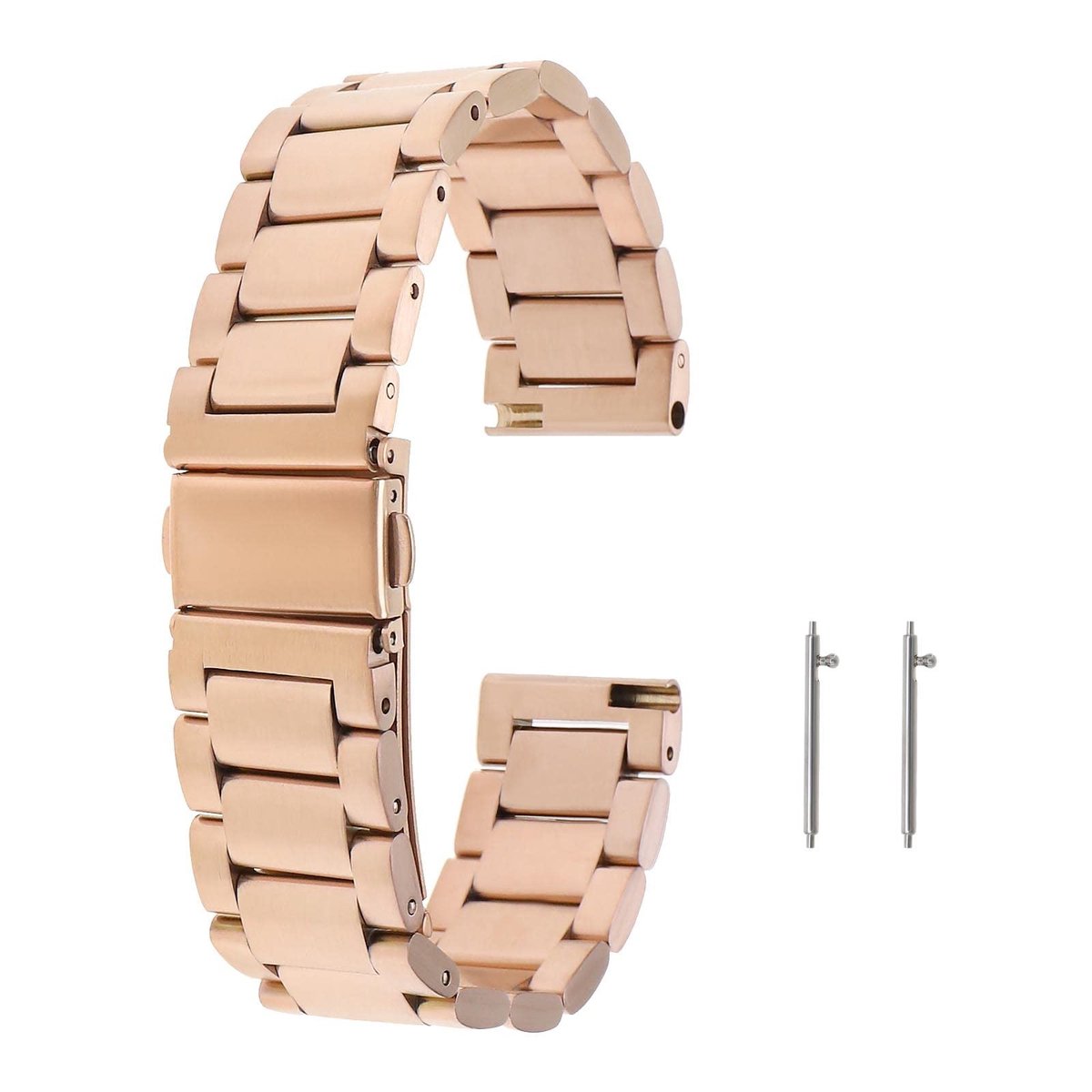 aladdien - Horlogeband - Roestvrij staal - 145-205mm - Roségoud - Compatibel met ID205L - Ideaal voor dagelijks gebruik - Comfortabel en stijlvol
