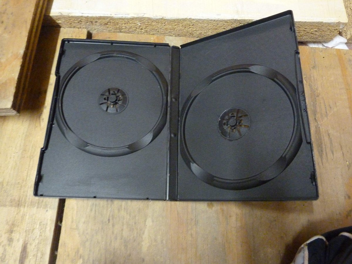 Panmer Dubbele DVD Huls - Zwart - 14mm - Set van 10