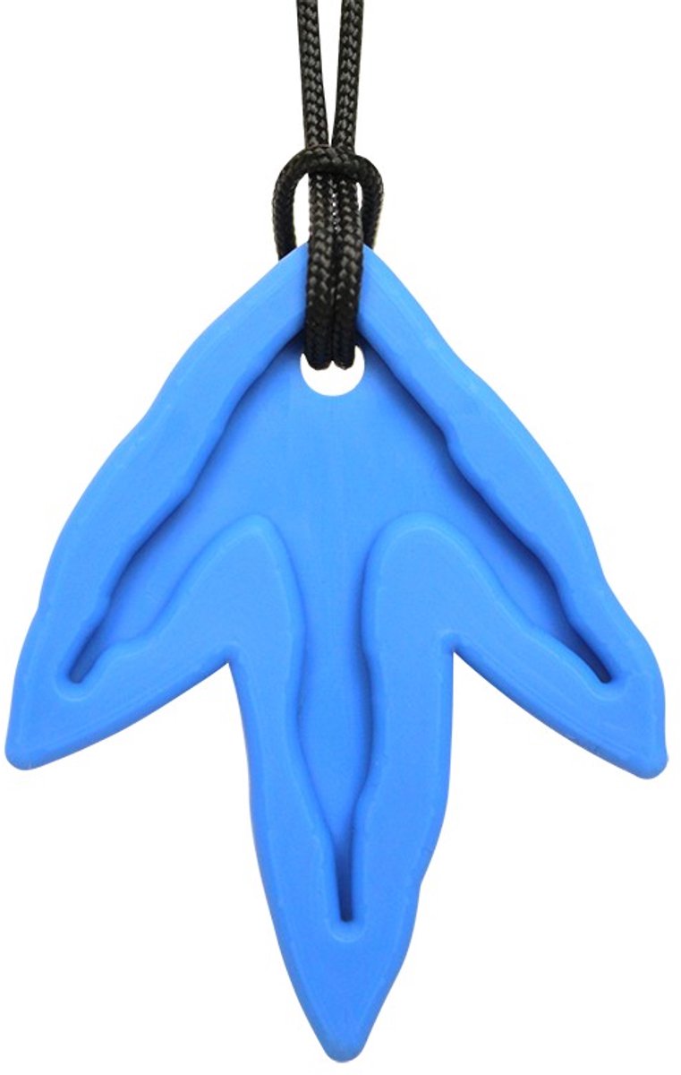 ARK Therapeutic kauwketting Dino-Tracks blauw sensorisch speelgoed.