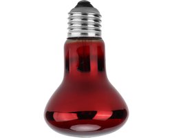 Reptiel Warmtelamp - Infrarood Lamp - Terrarium Verwarming - Gezondheid Bevorderend - 50W - Transparant