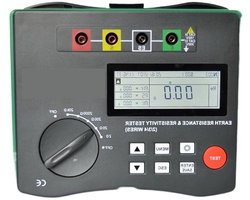 Weerstandsmeter - Isolatietester Megger - Aarde Meten - FFT Technologie - 20.9 kOhm - Zwart