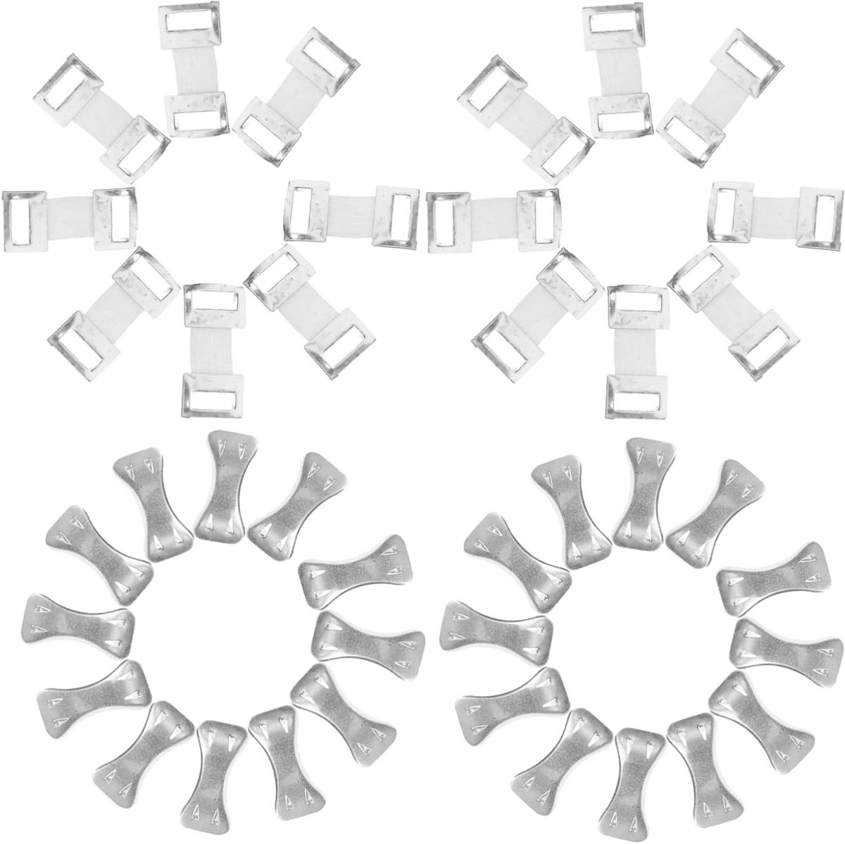 Verbandgespen Set - Wikkelclips - Verband Fixeren - Vervangbare Clips - 3x1.5cm - Zoals Getoond