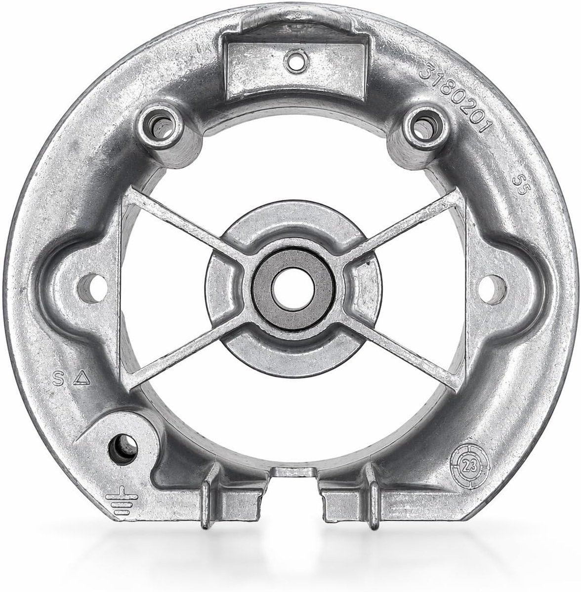 Motorlagerhouder Keukenmachine - Reserveonderdeel Motor - Keukenmachine Reparatie - Nauwkeurige Pasvorm - 4.5 en 5 Liter - Zilverkleurig