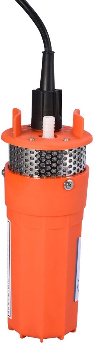 ONF3 - Waterpomp - Zonne-energie - Duurzaam ontwerp - Oranje - Onderwaterpomp - Voor diepe putten - 12V model