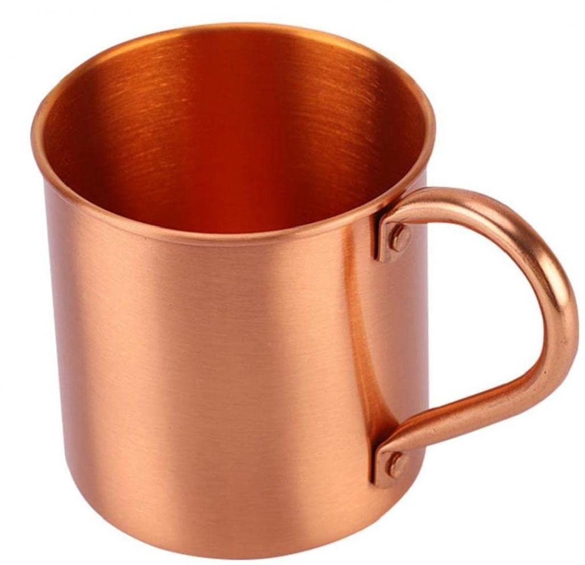 aladdien - Moscow Mule beker - 100% puur koper - Handgemaakt - Cocktail en drank - Verkoelend effect - Geschikt voor volwassenen