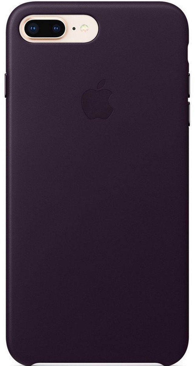 Apple - Leren hoesje - iPhone 7/8 Plus (5,5" versies) - Paars, Dark Aubergine