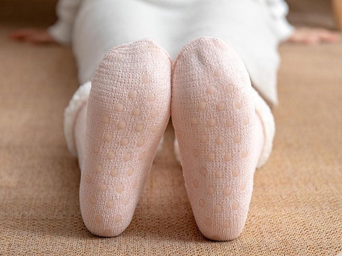 Vloersokken - Huissokken - Thuis Ontspannen - Antislip zool - One size - Diverse kleuren