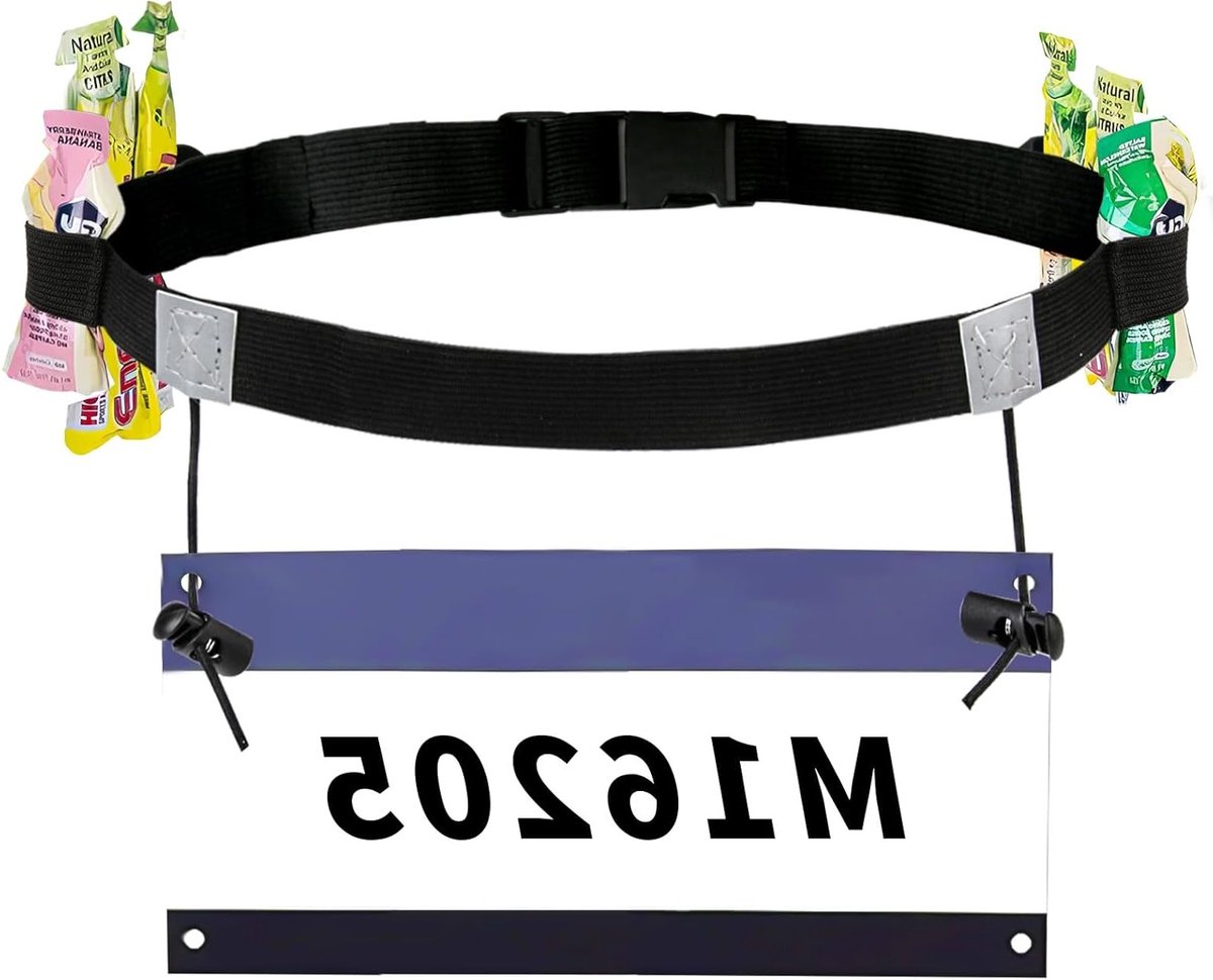 Lichte en Ademend Borstband voor Hardlopen, Triatlon en Fietsen, Verstelbare en Comfortabele Sportriem, Zwart