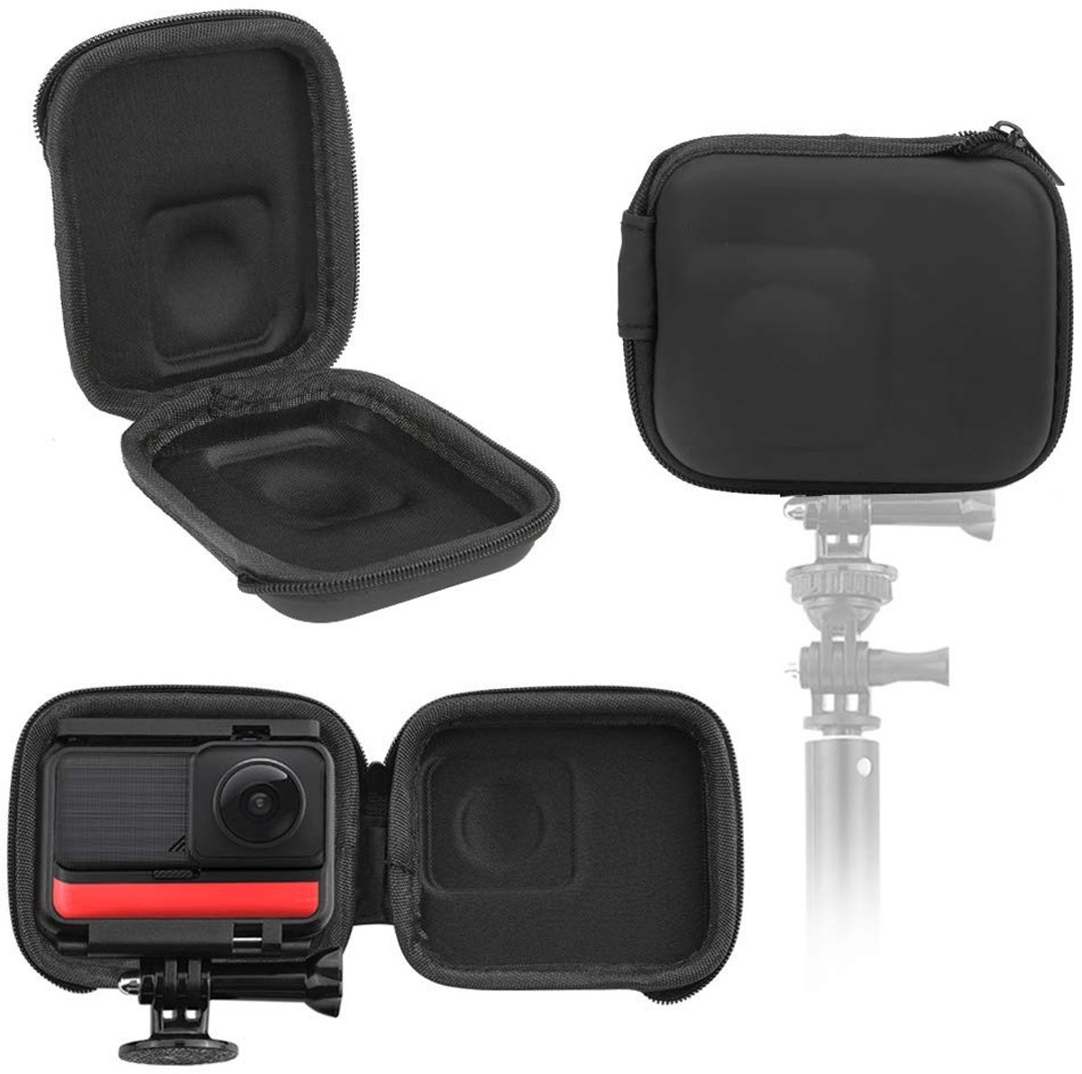 aladdien - Opbergtas voor sportcamera's - Compact - Waterdicht PU-materiaal - Lichtgewicht - Bescherming voor R - Buitenfotografie en toerisme