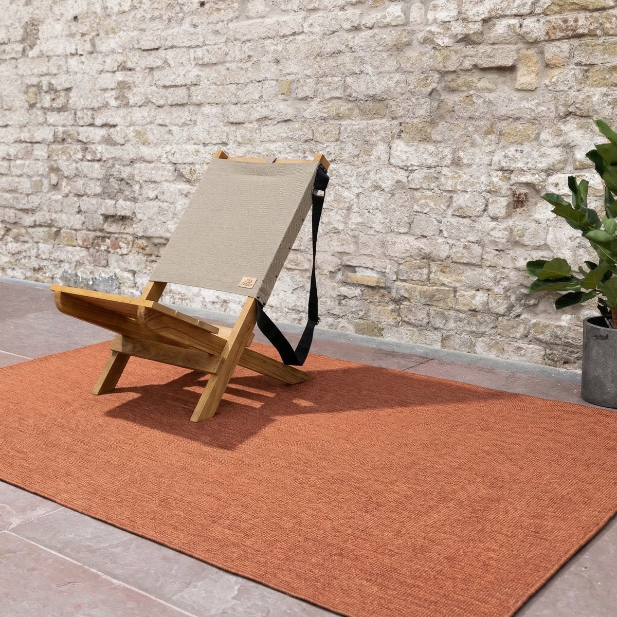 Buitenkleed Tone roest - Interieur05 - 200 x 290 cm - (L)