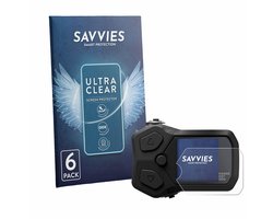 Savvies - Screenprotector voor Shimano SC-EN500 - Folie Beschermfolie transparant 6 Stuks