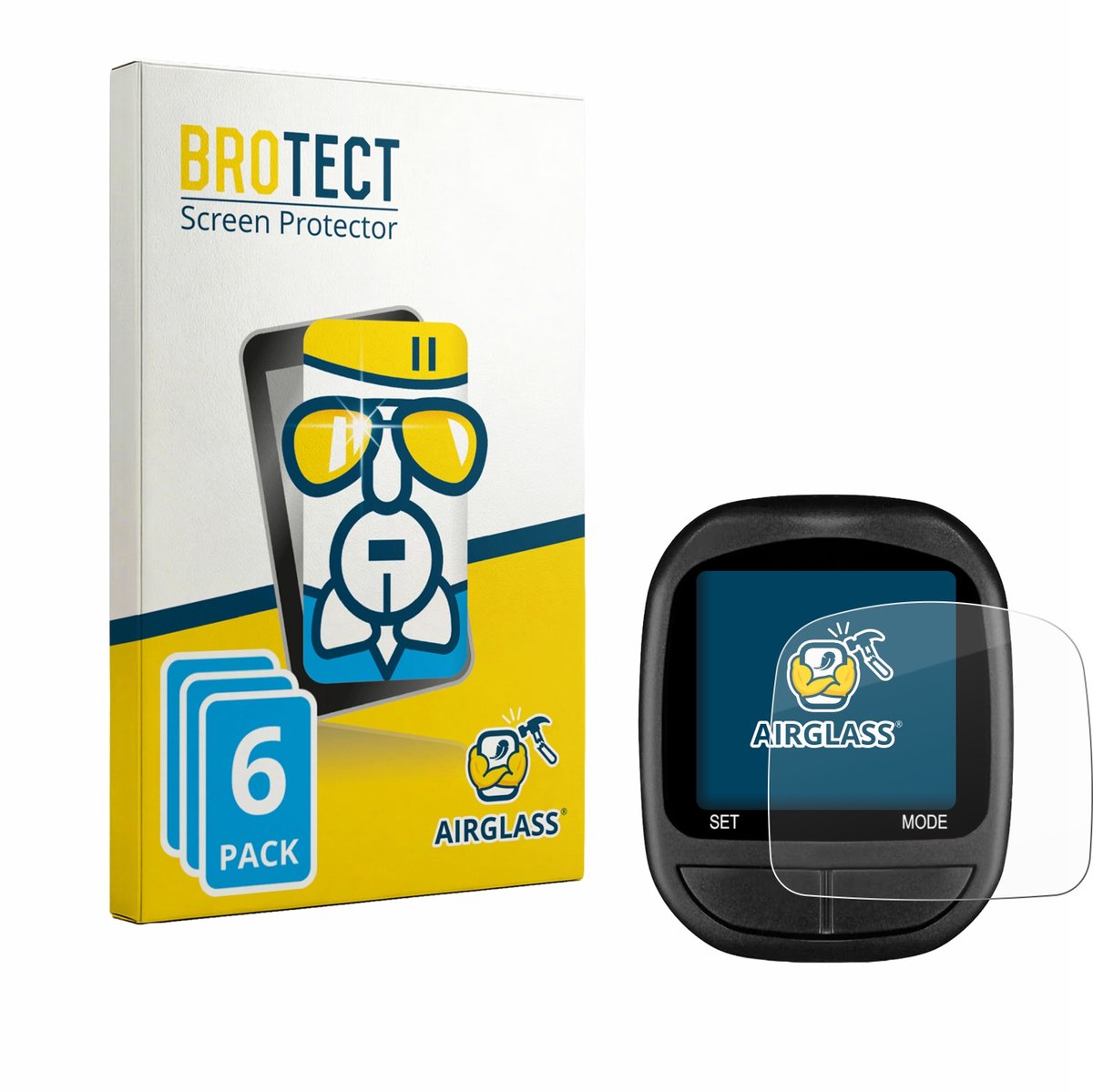Screenprotector 6 Stuks voor Joycune Joy-587 Beschermglas transparant