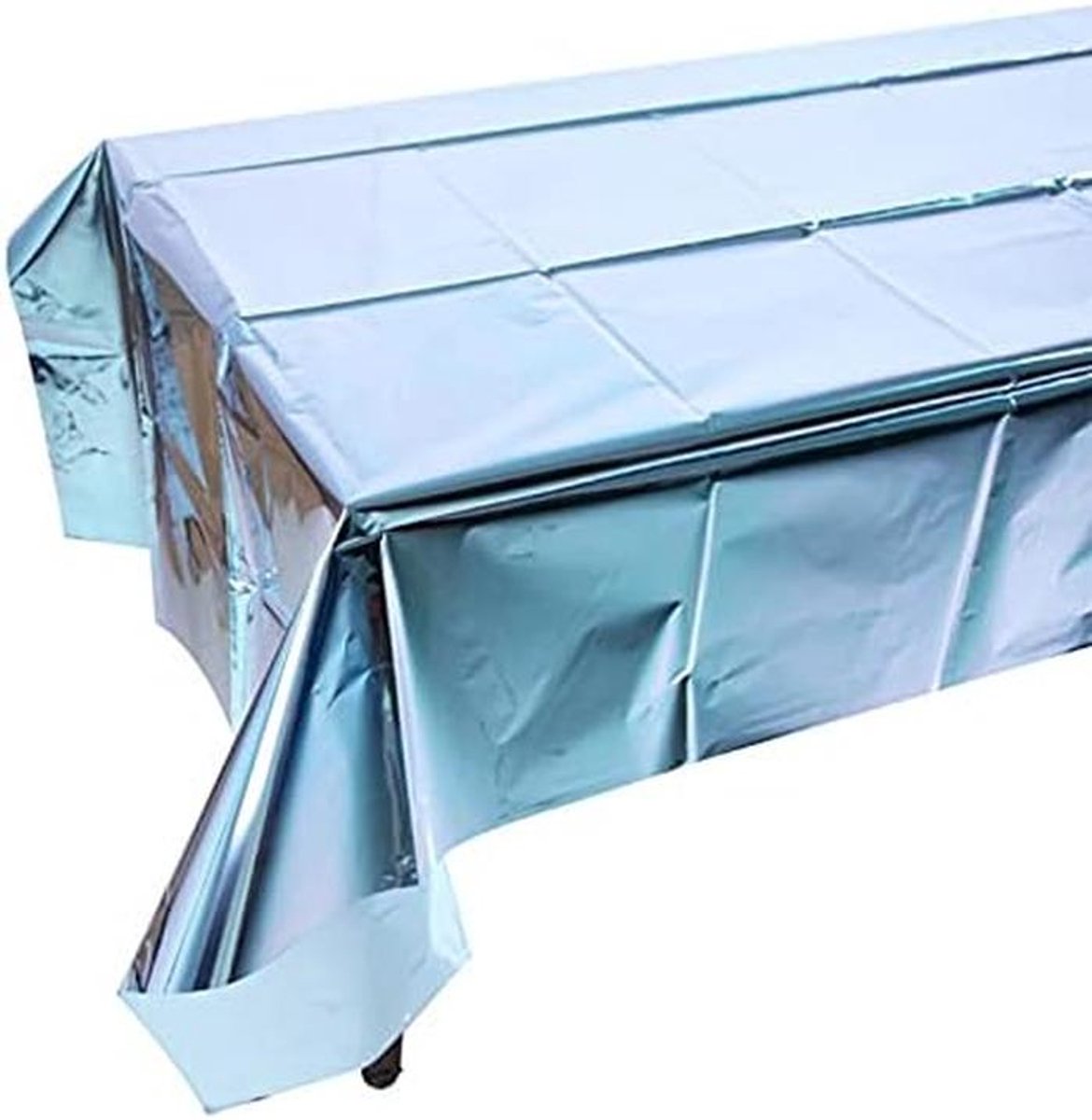 Tafelkleed - Foliekleed - Feestelijke Decoratie - Wegwerpbaar - 270 x 100 cm - Rosé Goud