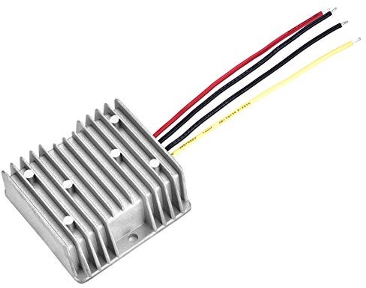aladdien - DC 24 V Spanningsregelaar - Waterdichte Omvormer - Hoge Efficiëntie - Compact Formaat - Transformator voor DC - Ideaal voor Elektronische..