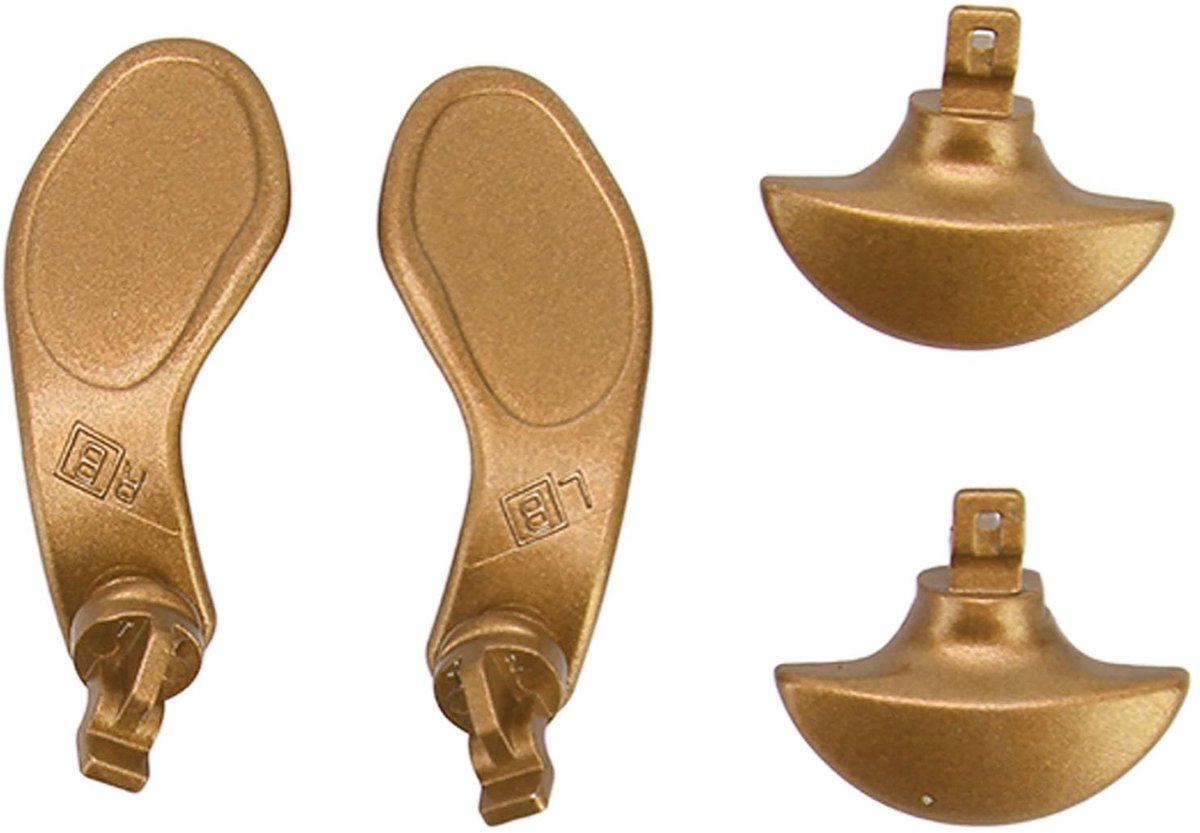 aladdien - Game Controller Back Paddles - Roestvrij staal - Ideaal voor gamers - Goud - Achterknoppen - Verbeter jouw spelervaring - Geschikt voor E..