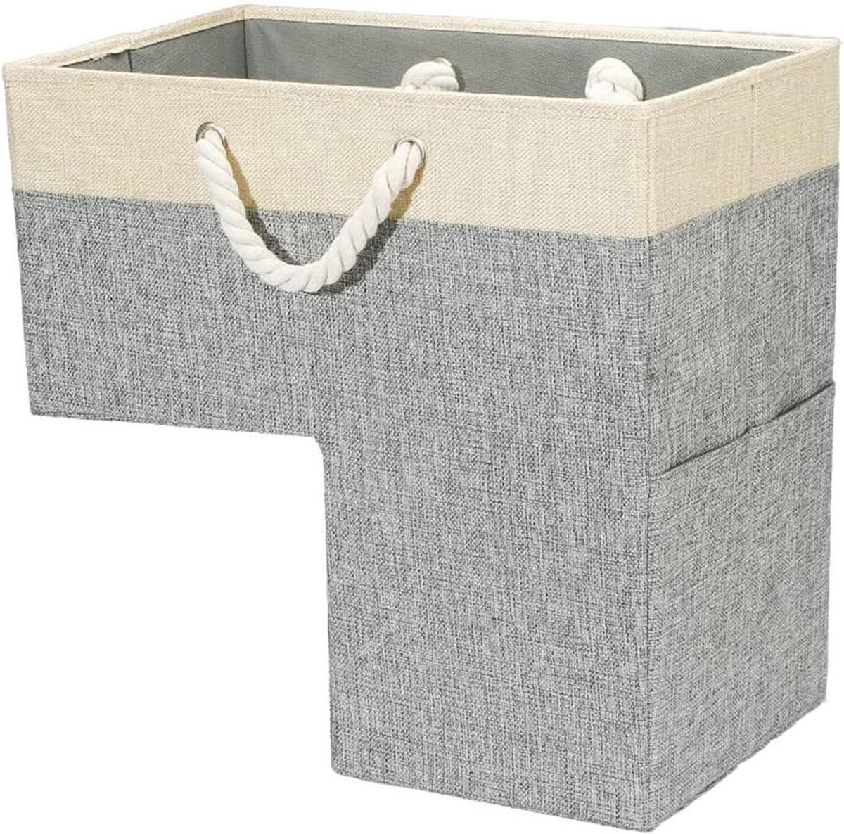 Trapmand Organizer - Opberger - Ruimte Maximaliseren - L-vormig Ontwerp - 25x40x40cm - Grijs