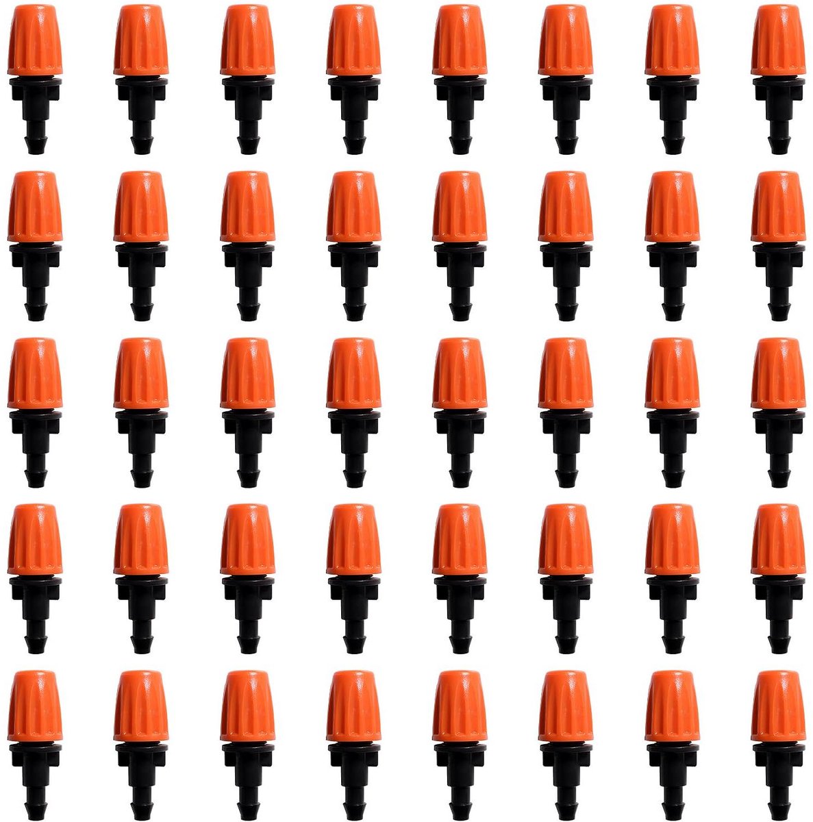 Druppelsysteem Sproeiers - Vernevelaar Nozzles - Tuin Water Geven - Individueel Instelbaar - 40 Stuks - Oranje