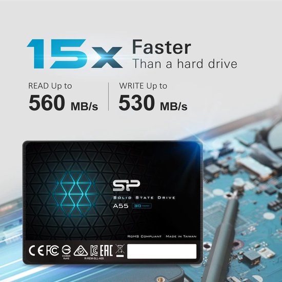 Snelle Interne Solid State Drive 2TB SATA III Voor PC en Laptop van Snelle — afbeelding 5