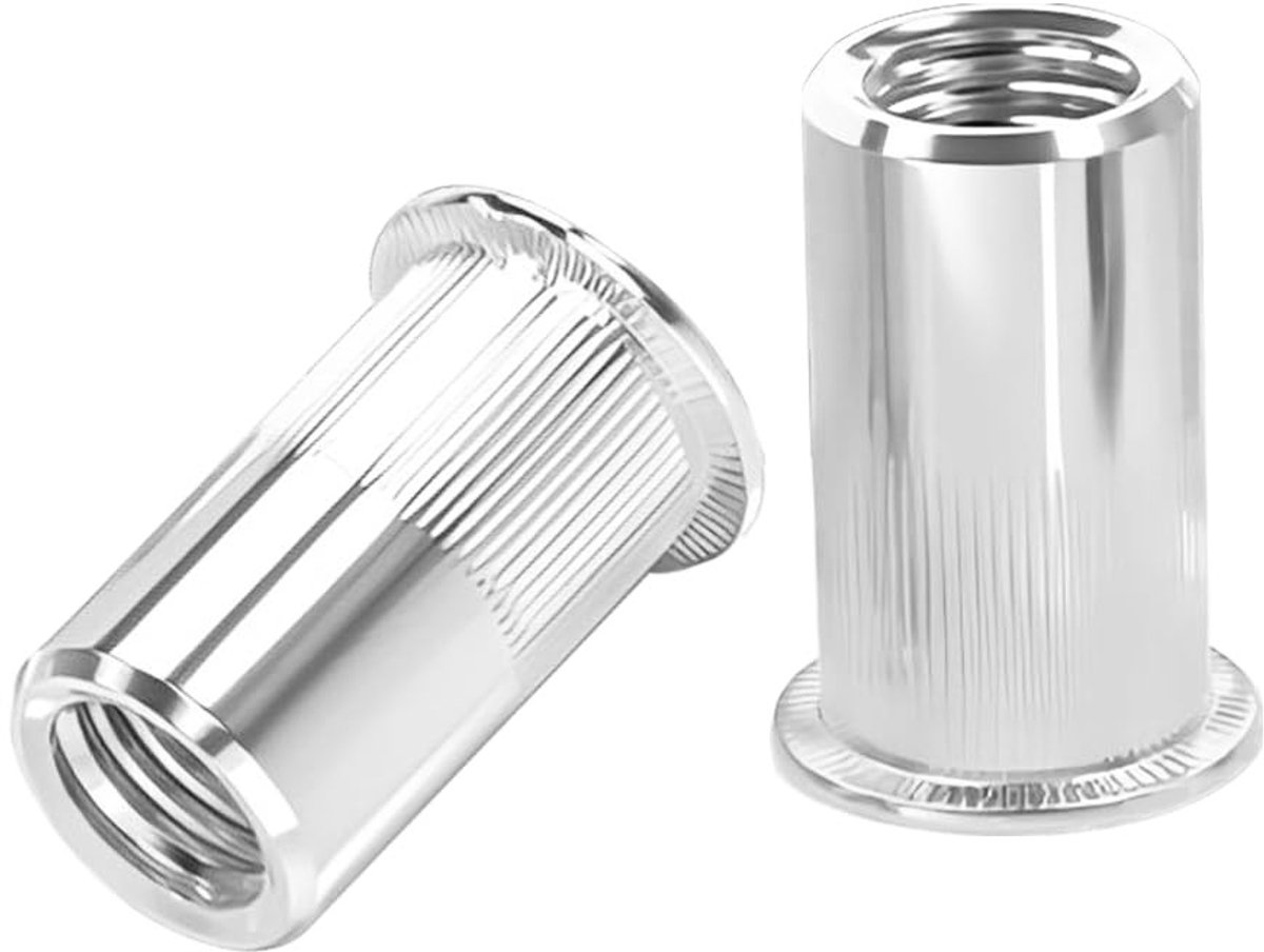 Dailygoods - 50 Stuks M5 Klinkmoeren van Roestvrij Staal