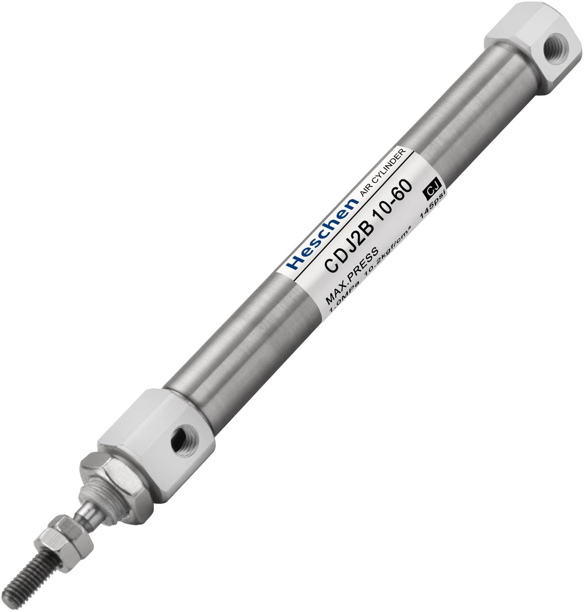 aladdien - Pneumatische Cilinder - Slim Design - 10mm Bore - 60mm Stroke - Efficiëntie Versterken - Voor Diverse Toepassingen - Geschikt voor Automa..