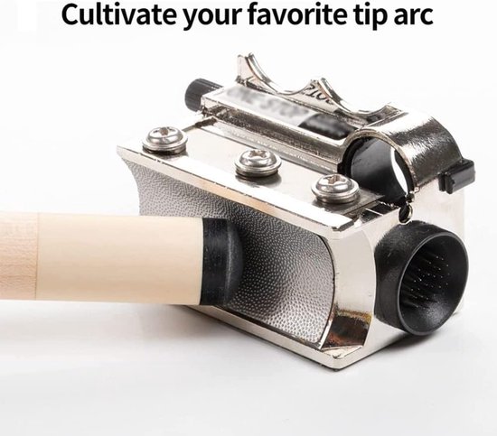 Keu Tip Reparatie - Biljart Tool - Onderhoud Keu - Alles in 1 Functies - 9.3-14mm - Zilver — afbeelding 4