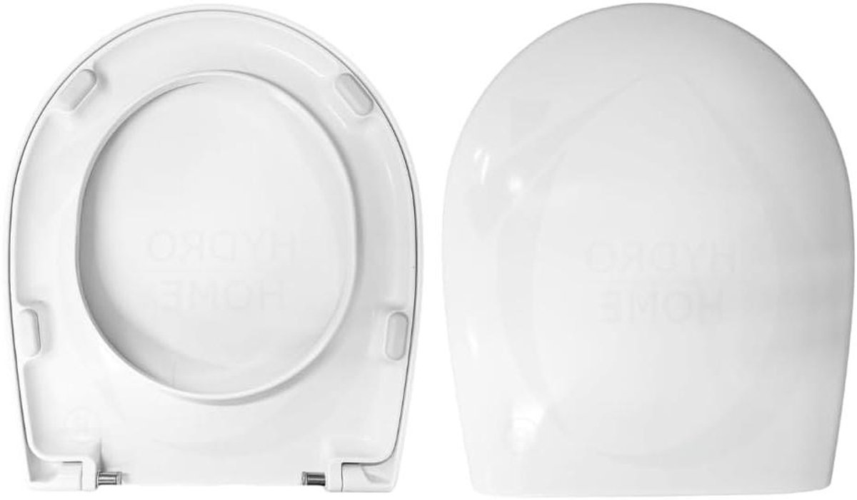 Toiletbril - WC-bril - Toiletrenovatie - Soft Close sluiting - 435 x 375 cm - Wit