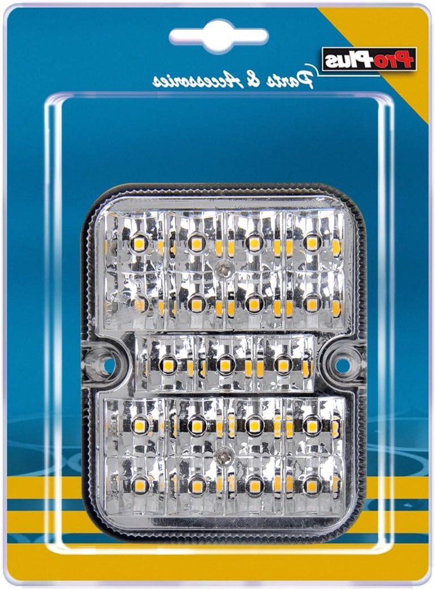 Achteruitrijlamp LED - Werklamp Aanhanger - Veilig Parkeren - Universele Pasvorm - 100 x 81 mm - Zwart