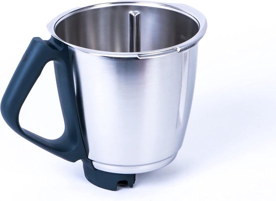 Mengpan Keukenmachine - Kookpan Reserveonderdeel - Koken en Mixen - Roestvrij Staal - Niet gespecificeerd - Zilverkleurig van Merkloos — afbeelding 3